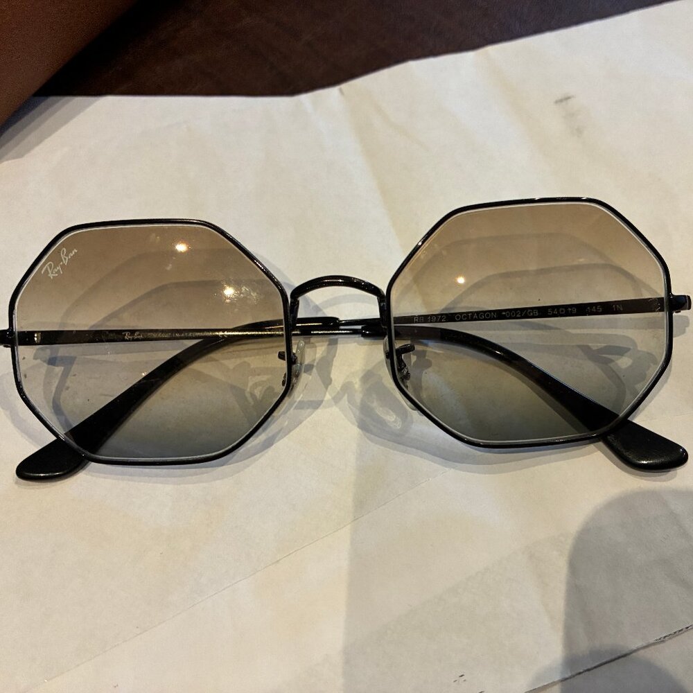 Ray ban 1972 octagon 002/GB  1 54mm 19  145 1N gunmetal black